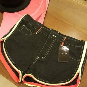 Andrew Christian Zip-Up Swim Trunk